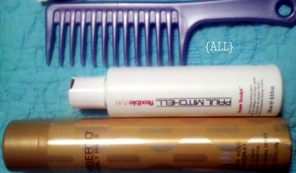 Hair products I do use